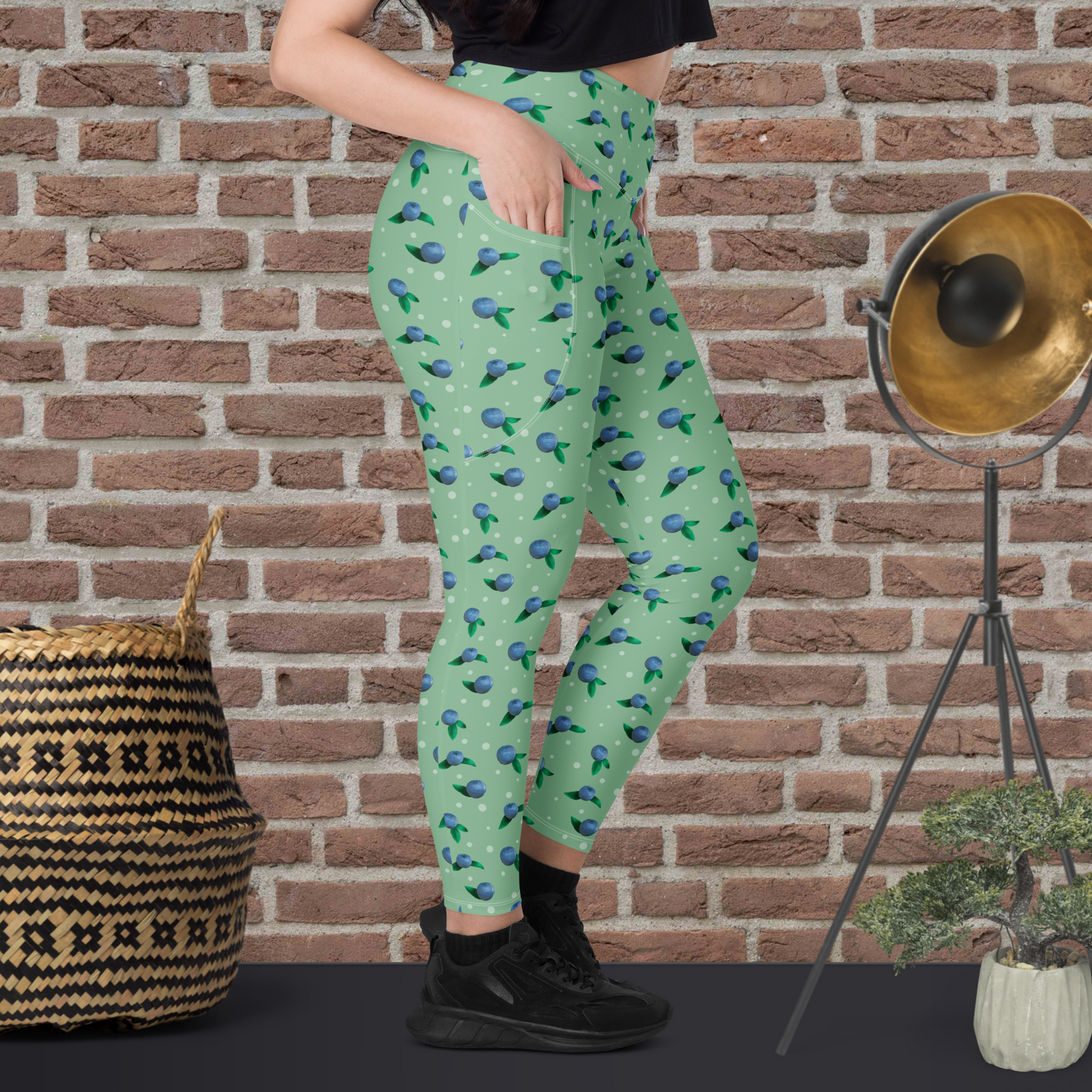 Blueberry Leggings with Pockets