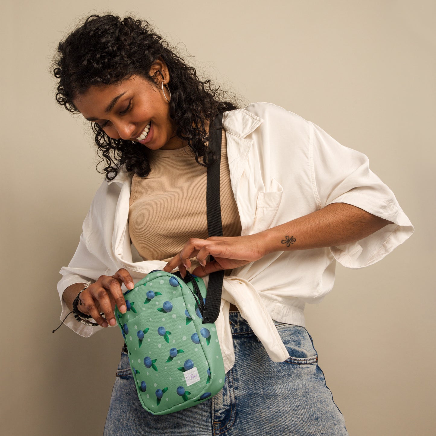 Blueberry Utility Crossbody Bag