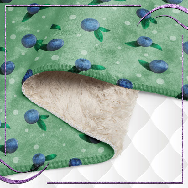 Blueberry Sherpa Blanket