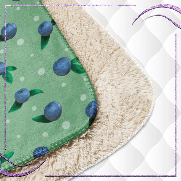 Blueberry Sherpa Blanket