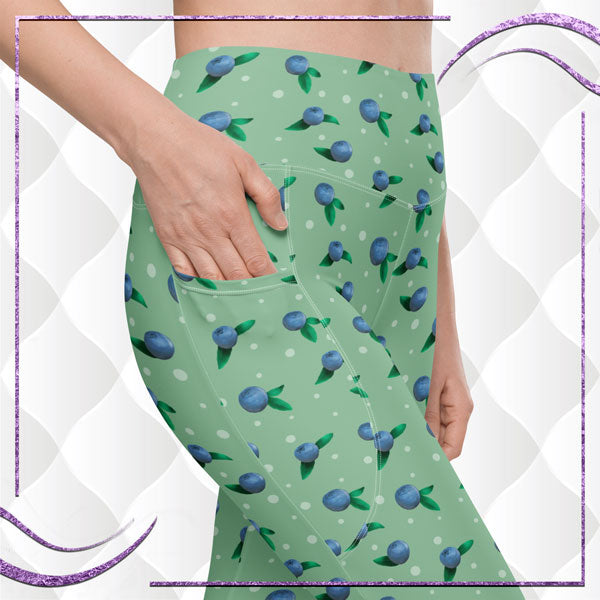 Blueberry Leggings with Pockets