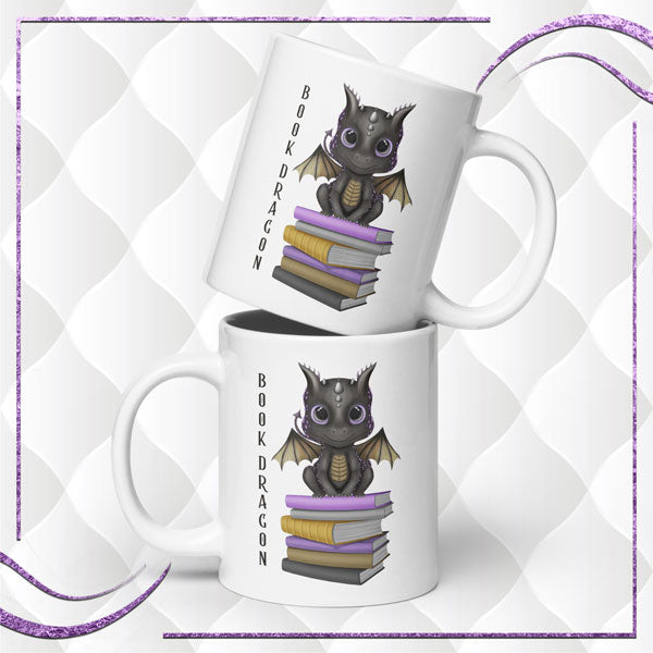 Book Dragon Mug