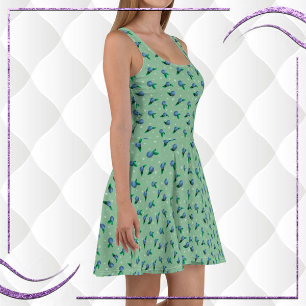 Blueberry Skater Dress