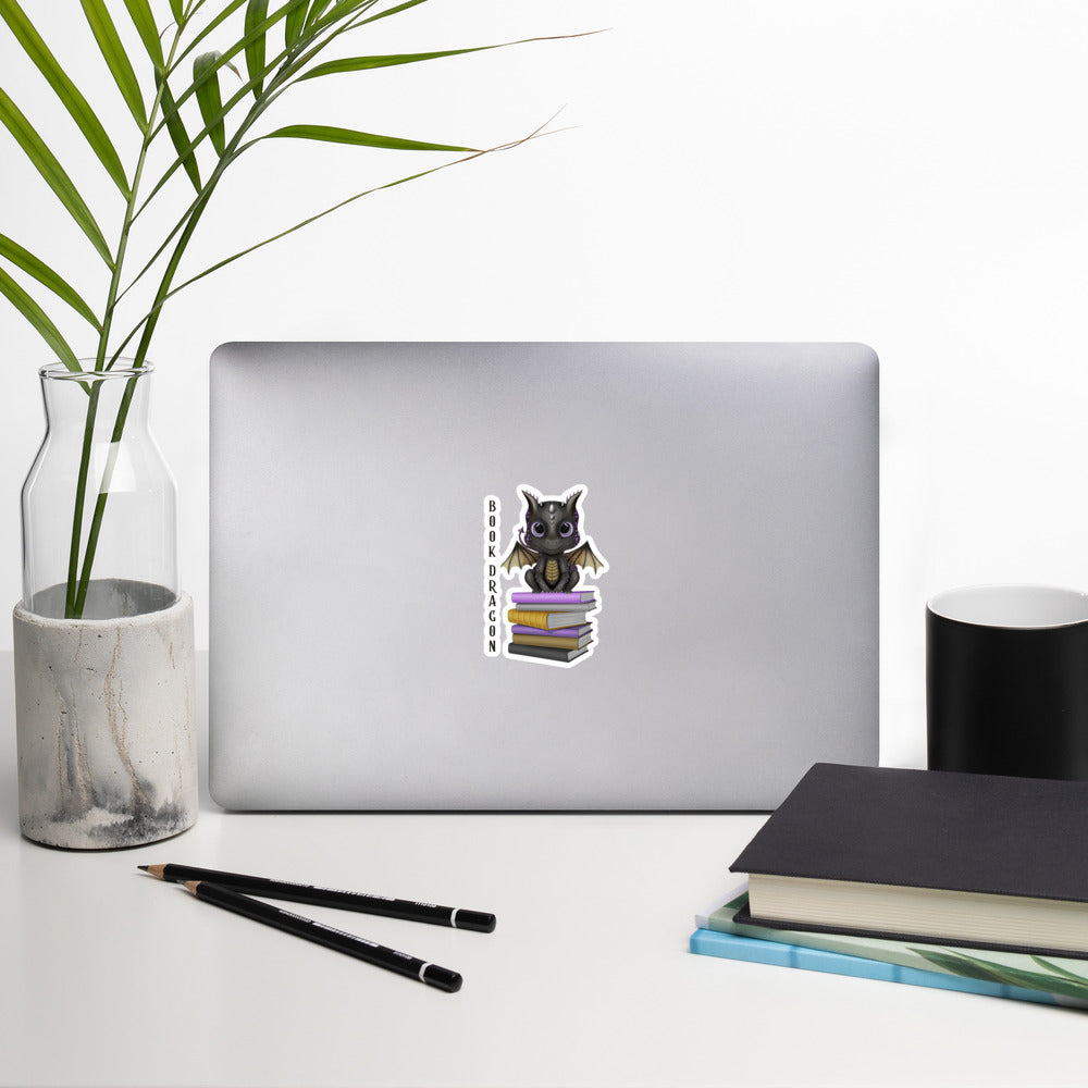 Book Dragon Sticker