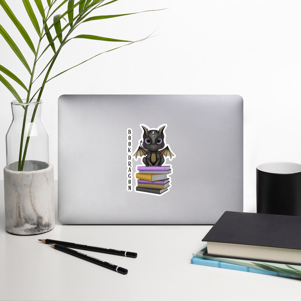Book Dragon Sticker