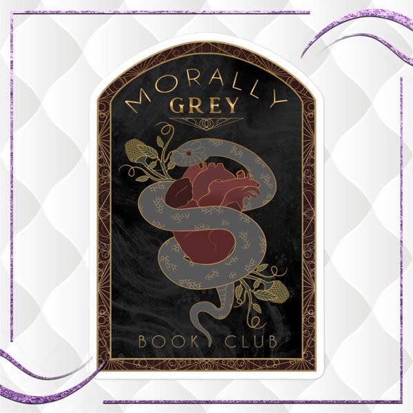 Morally Grey Book Club Sticker