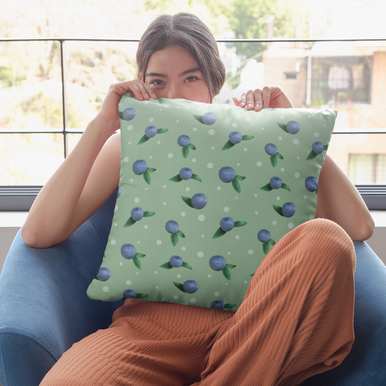 Blueberry Basic Pillow