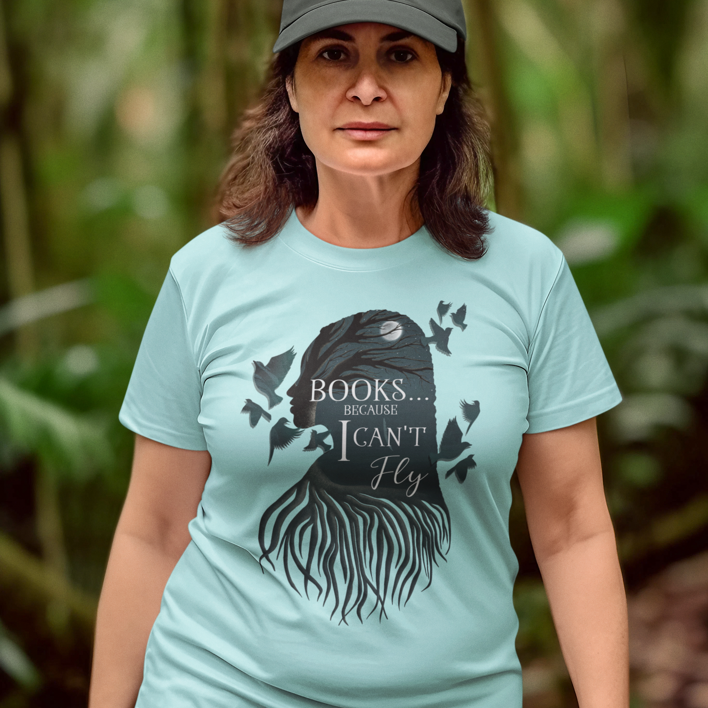Books...Because I Can't Fly Women's Relaxed T-Shirt