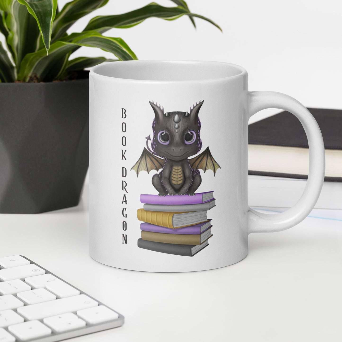 Book Dragon Mug