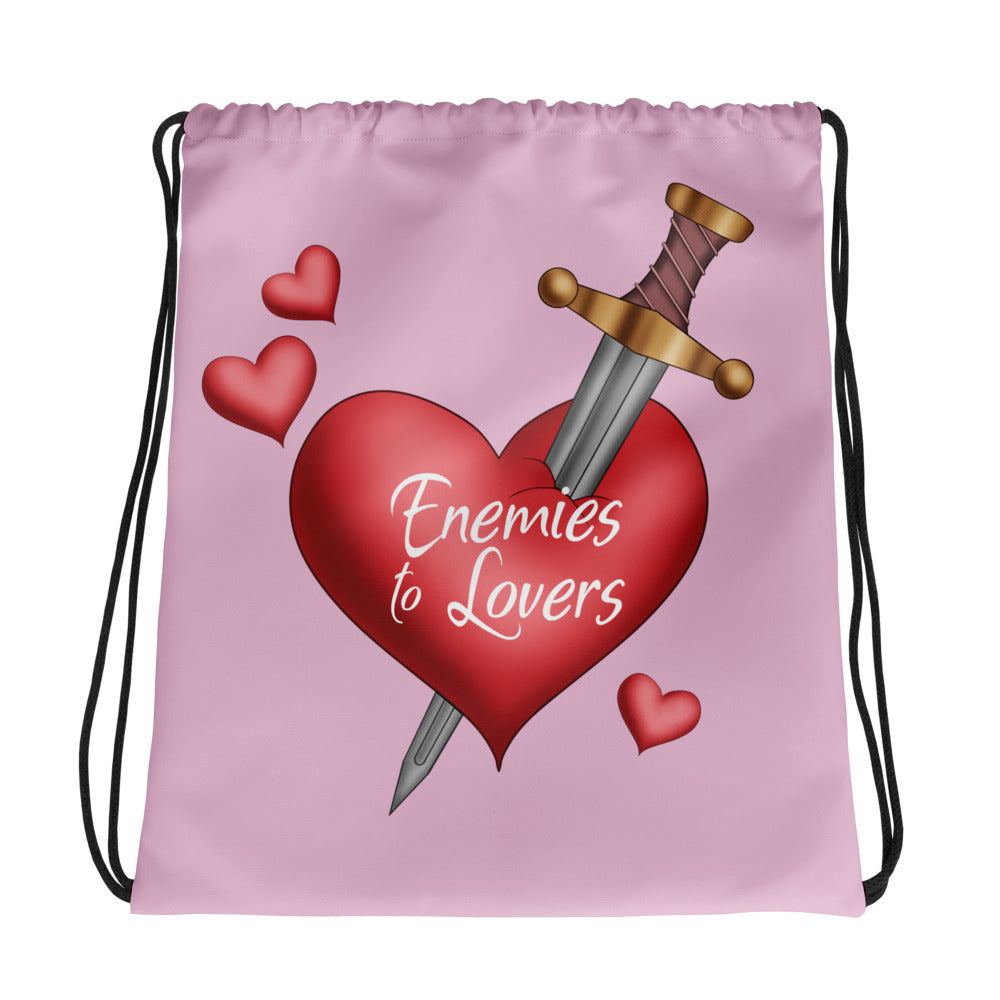 Enemies to Lovers Drawstring Bag