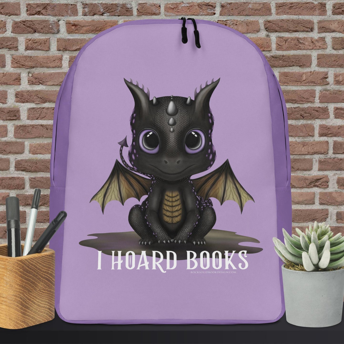 I Hoard Books Dragon Backpack