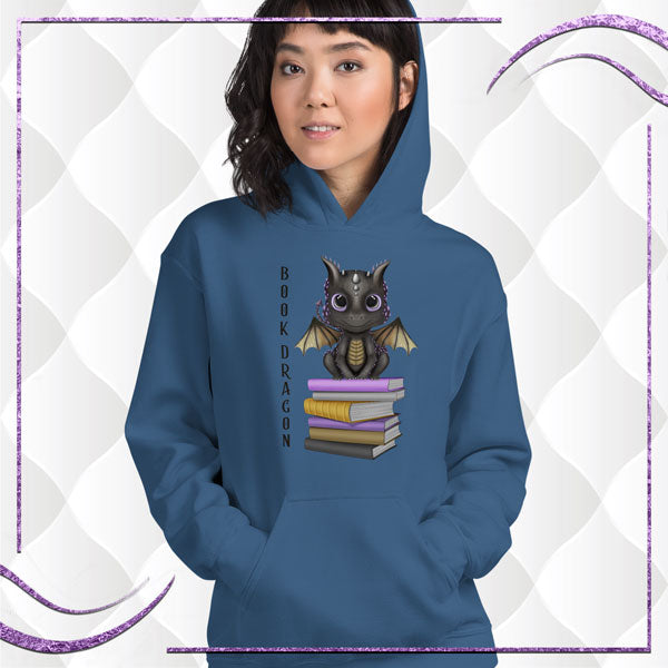 Book Dragon Unisex Hoodie