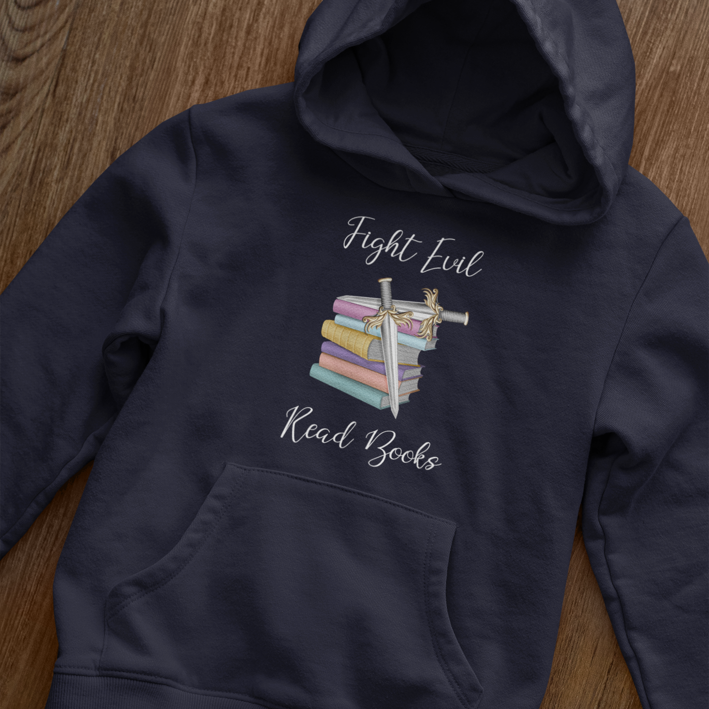 Fight Evil Read Books Unisex Hoodie