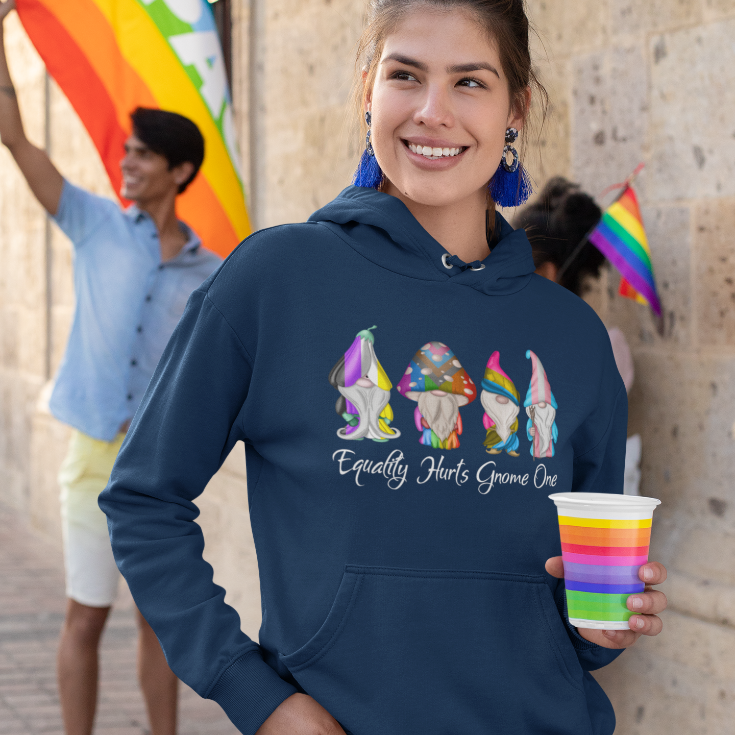 Equality Hurts Gnome One Unisex Hoodie