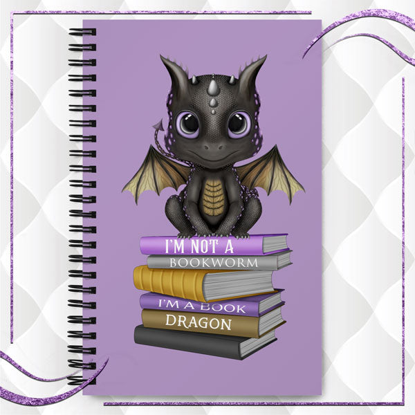 I'm a Book Dragon Spiral Notebook