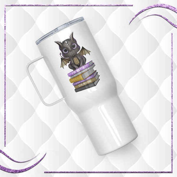 I'm A Book Dragon Travel Mug