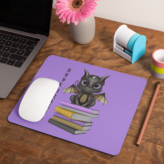 Book Dragon Mouse Pad