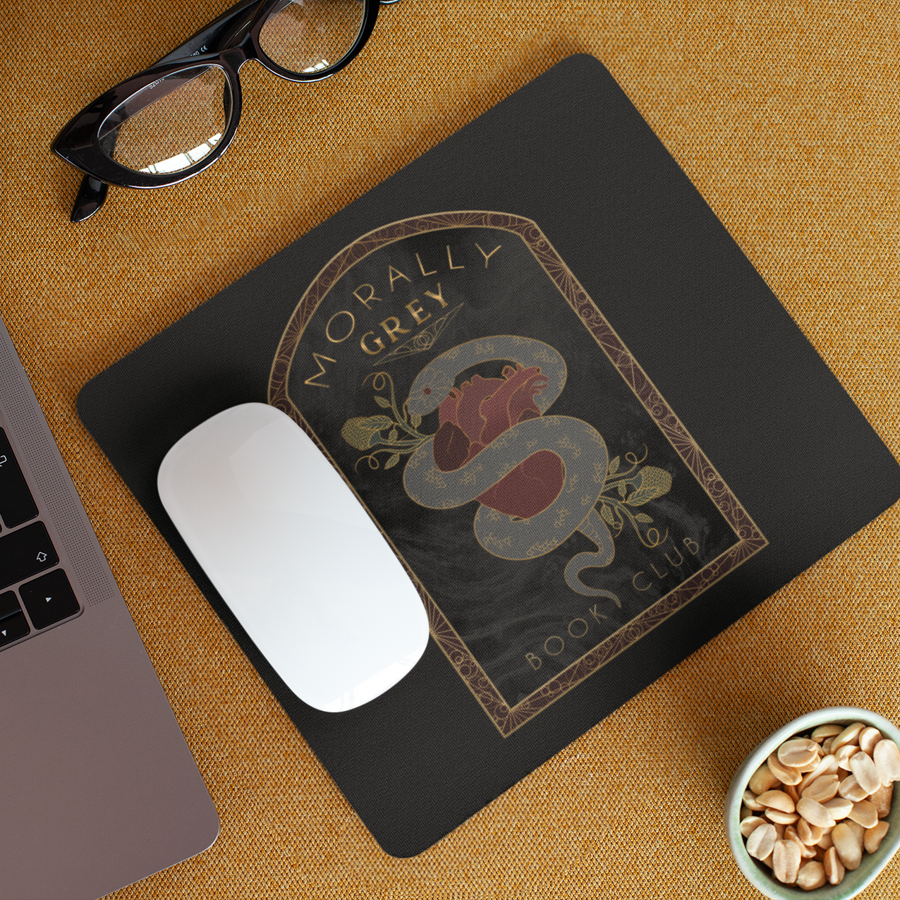 Morally Grey Book Club Mouse Pad