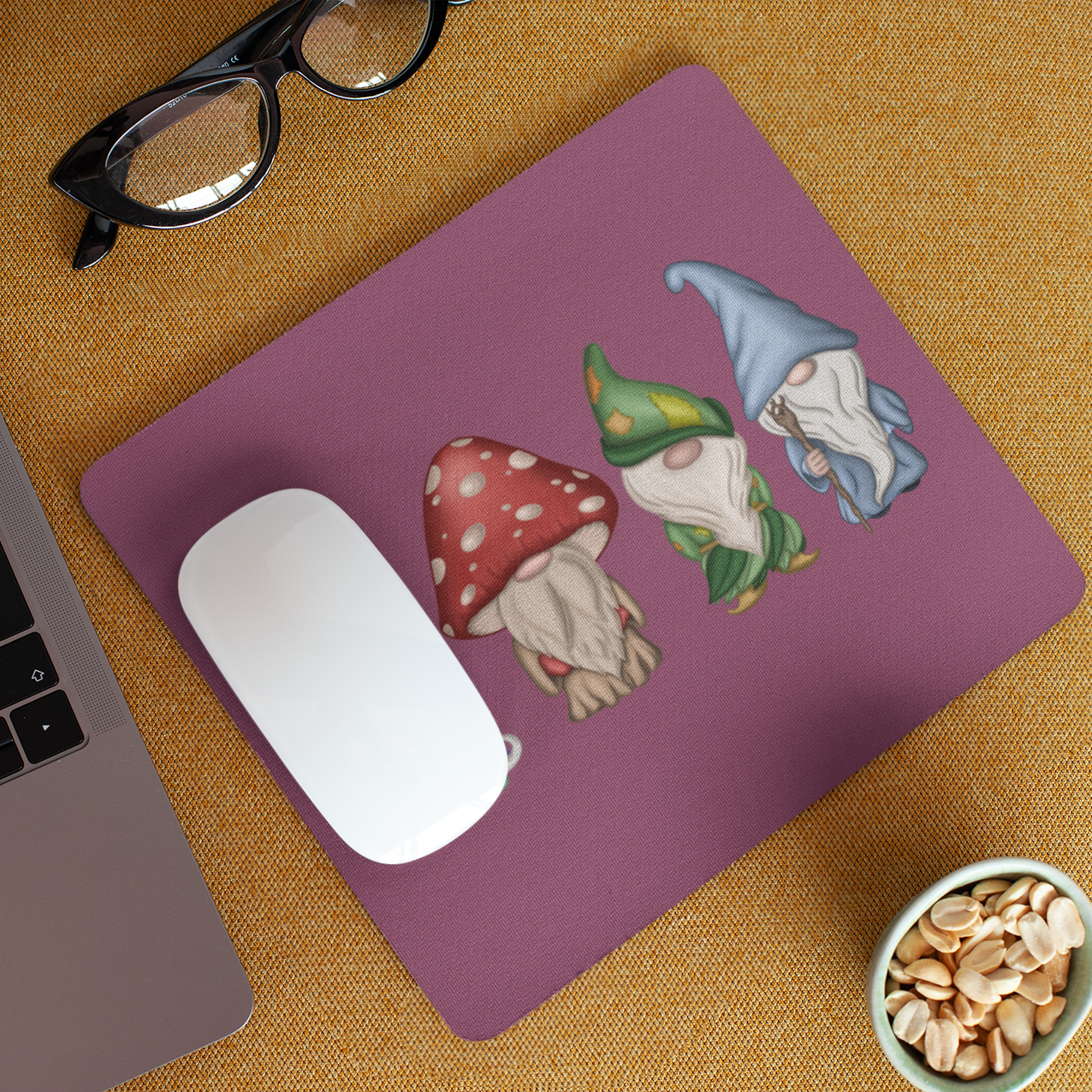 Gnome Friends Mouse Pad