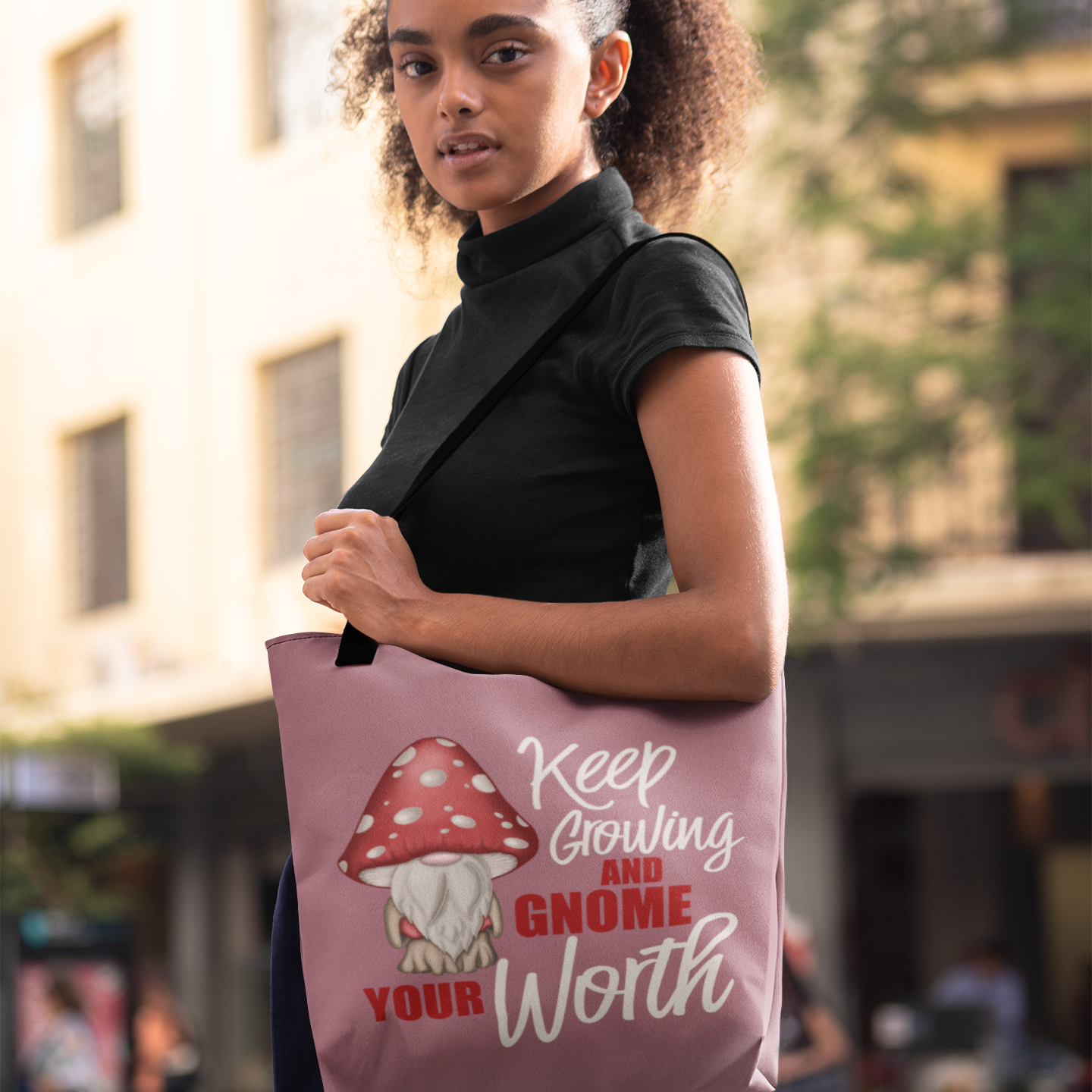 Gnome Your Worth Tote Bag