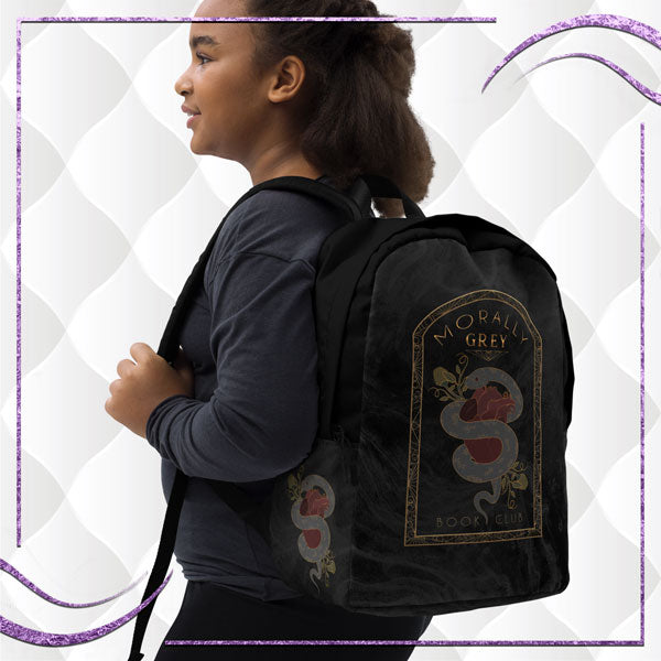 Morally Grey Book Club Backpack