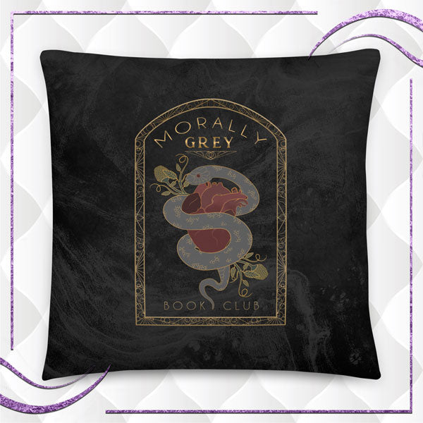 Morally Grey Book Club Pillow