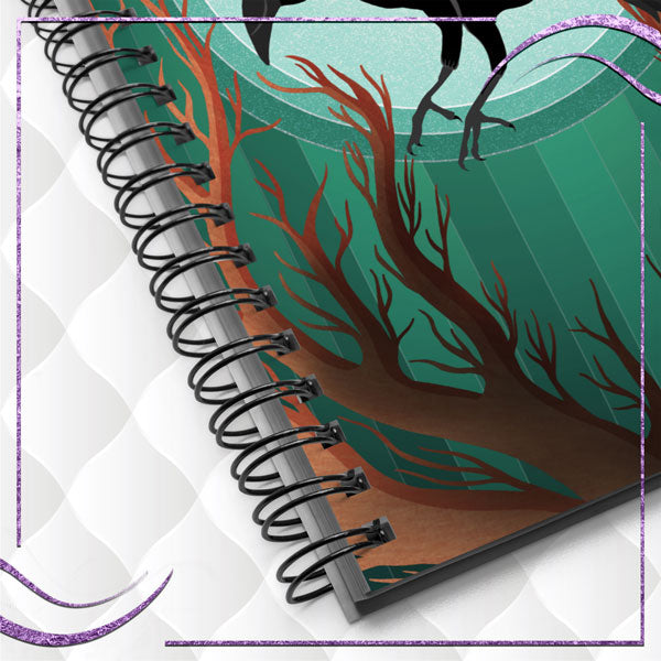 Raven Spiral Notebook