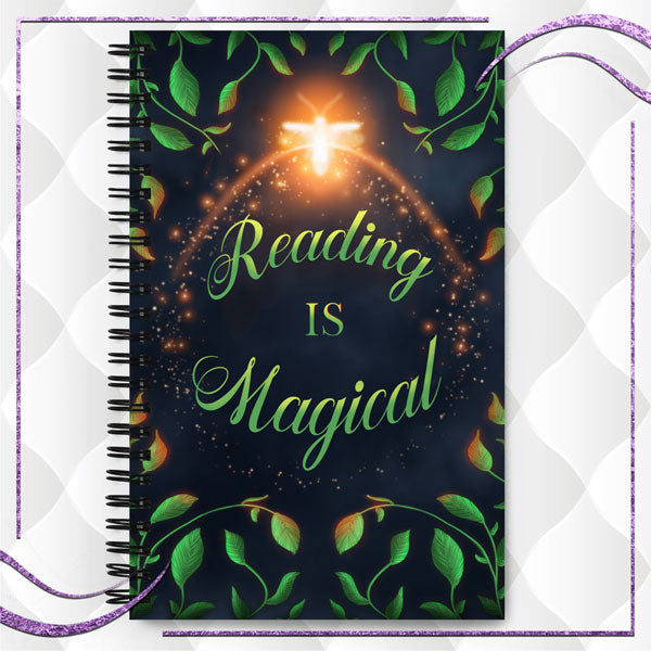 Reading is Magical Spiral Notebook