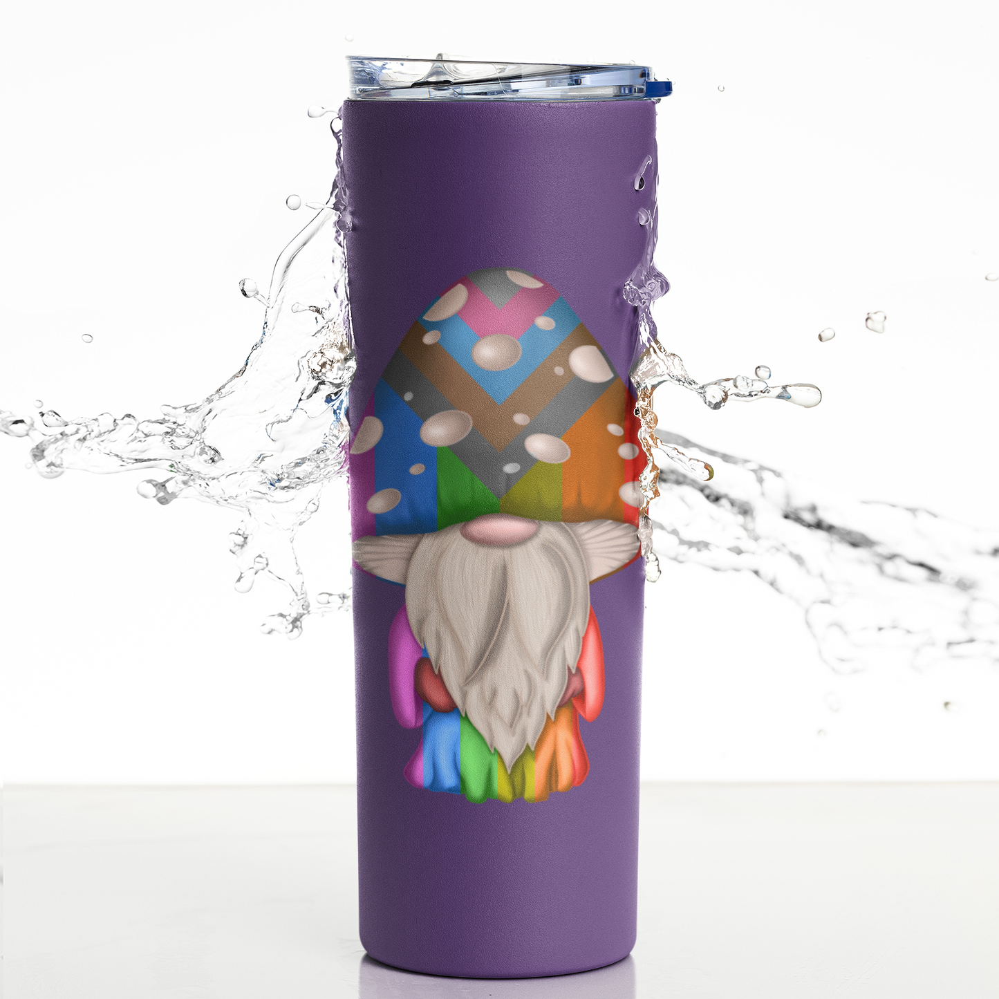 Progressive Pride Gnome 20 oz Tumbler