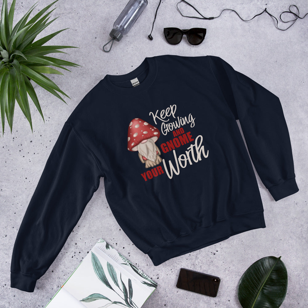 Gnome Your Worth Unisex Sweatshirt