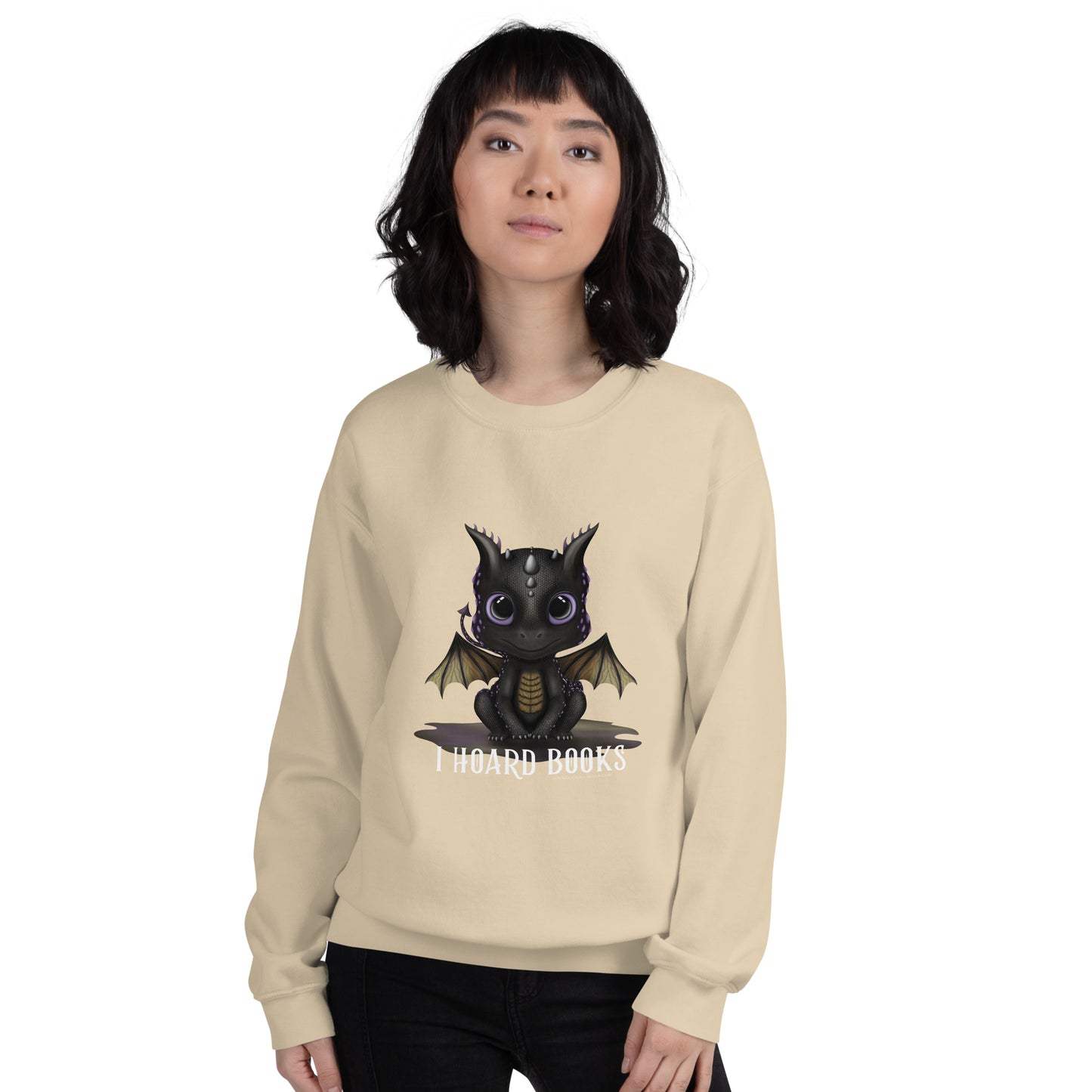 I Hoard Books Dragon Unisex Sweatshirt