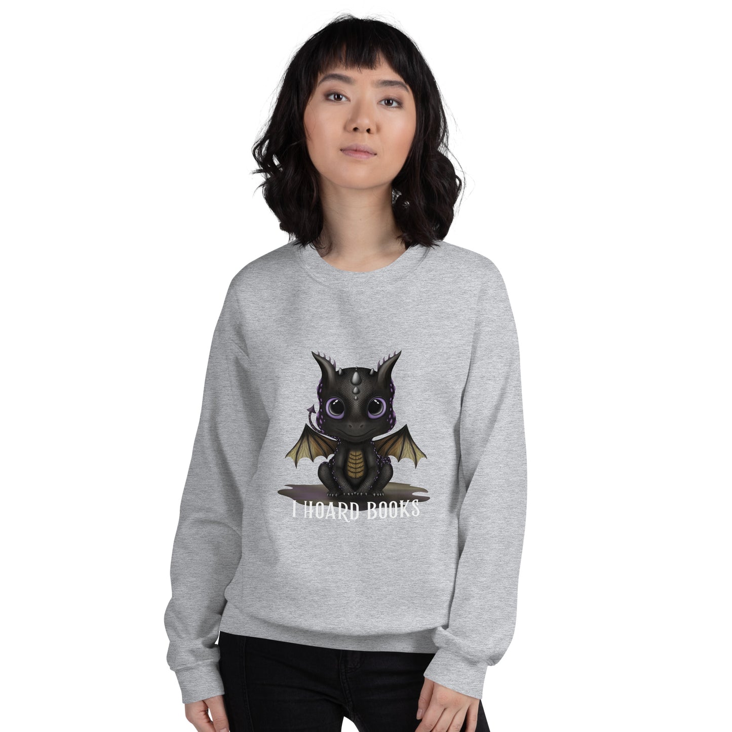 I Hoard Books Dragon Unisex Sweatshirt