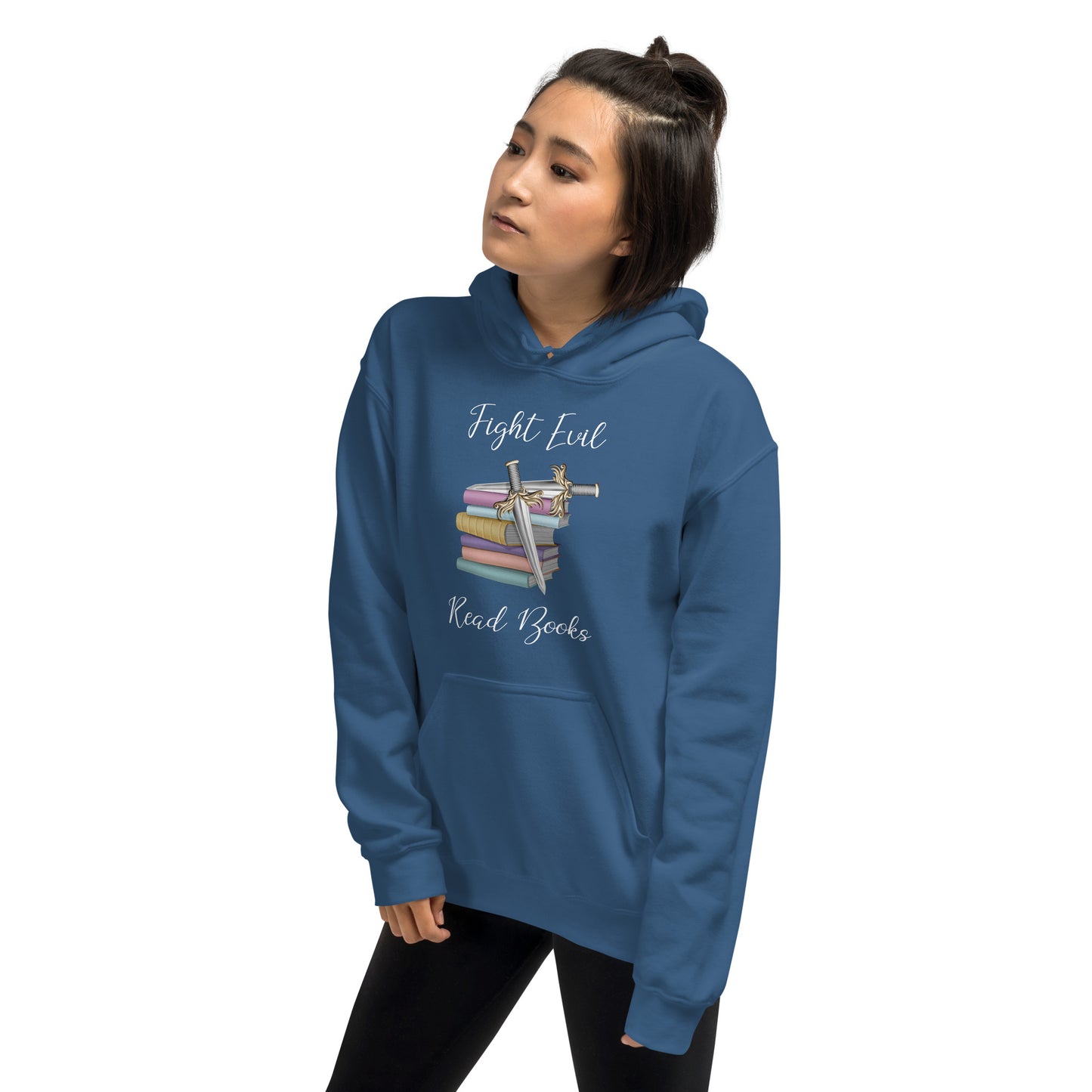 Fight Evil Read Books Unisex Hoodie