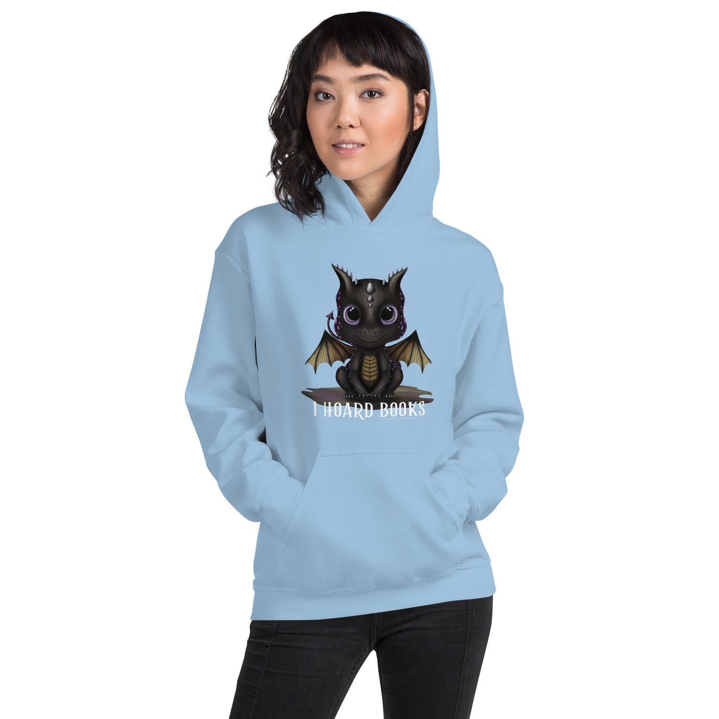 I Hoard Books Dragon Unisex Hoodie