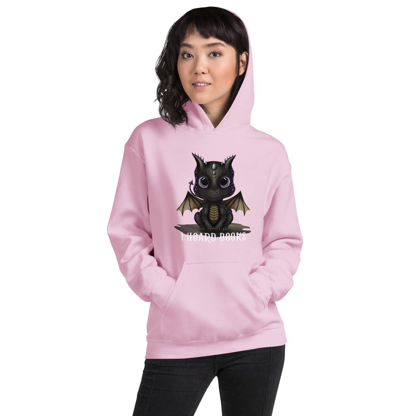 I Hoard Books Dragon Unisex Hoodie