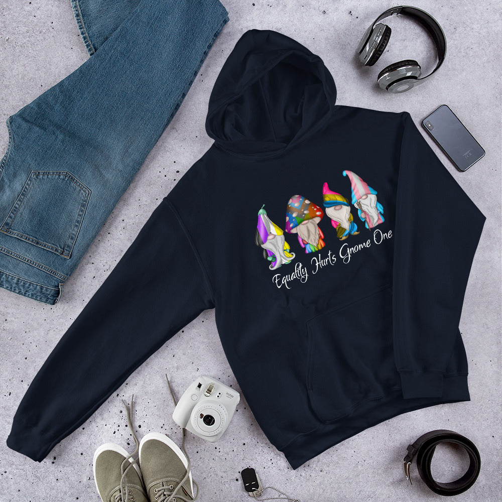 Equality Hurts Gnome One Unisex Hoodie