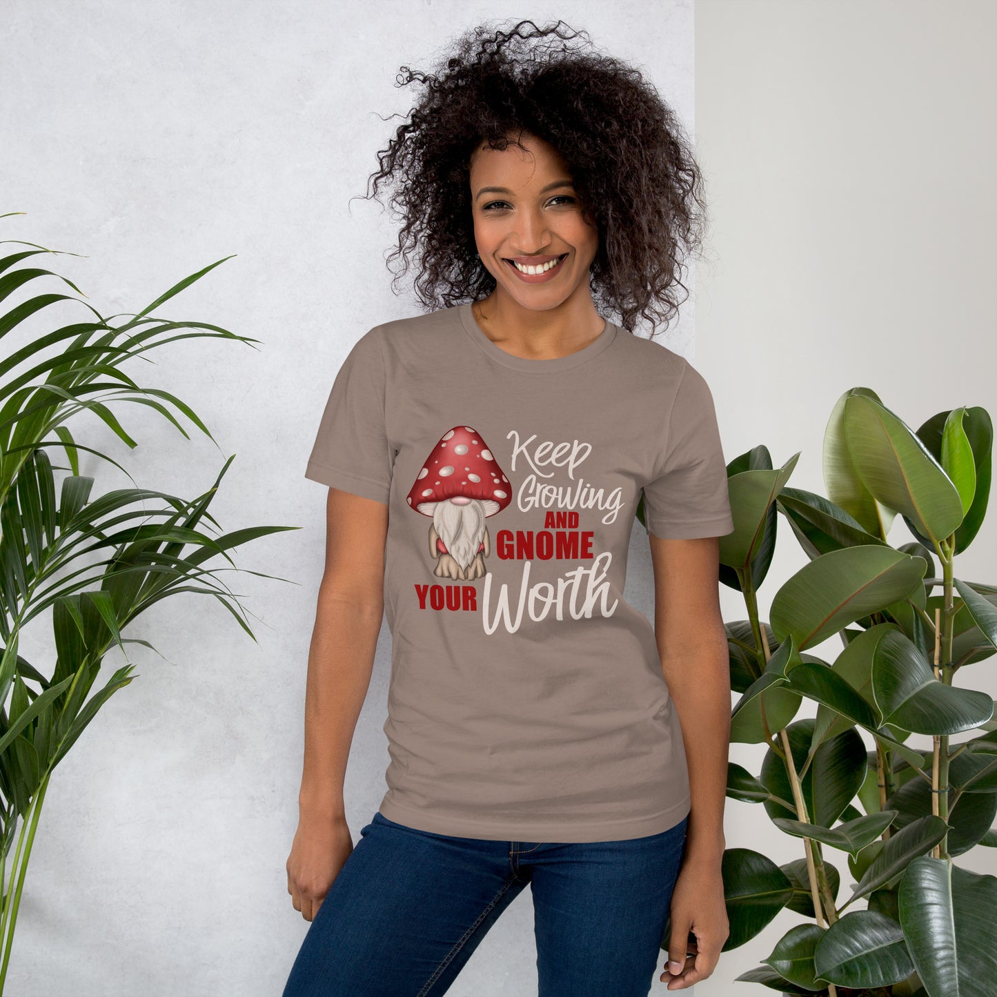 Gnome Your Worth Unisex T-shirt