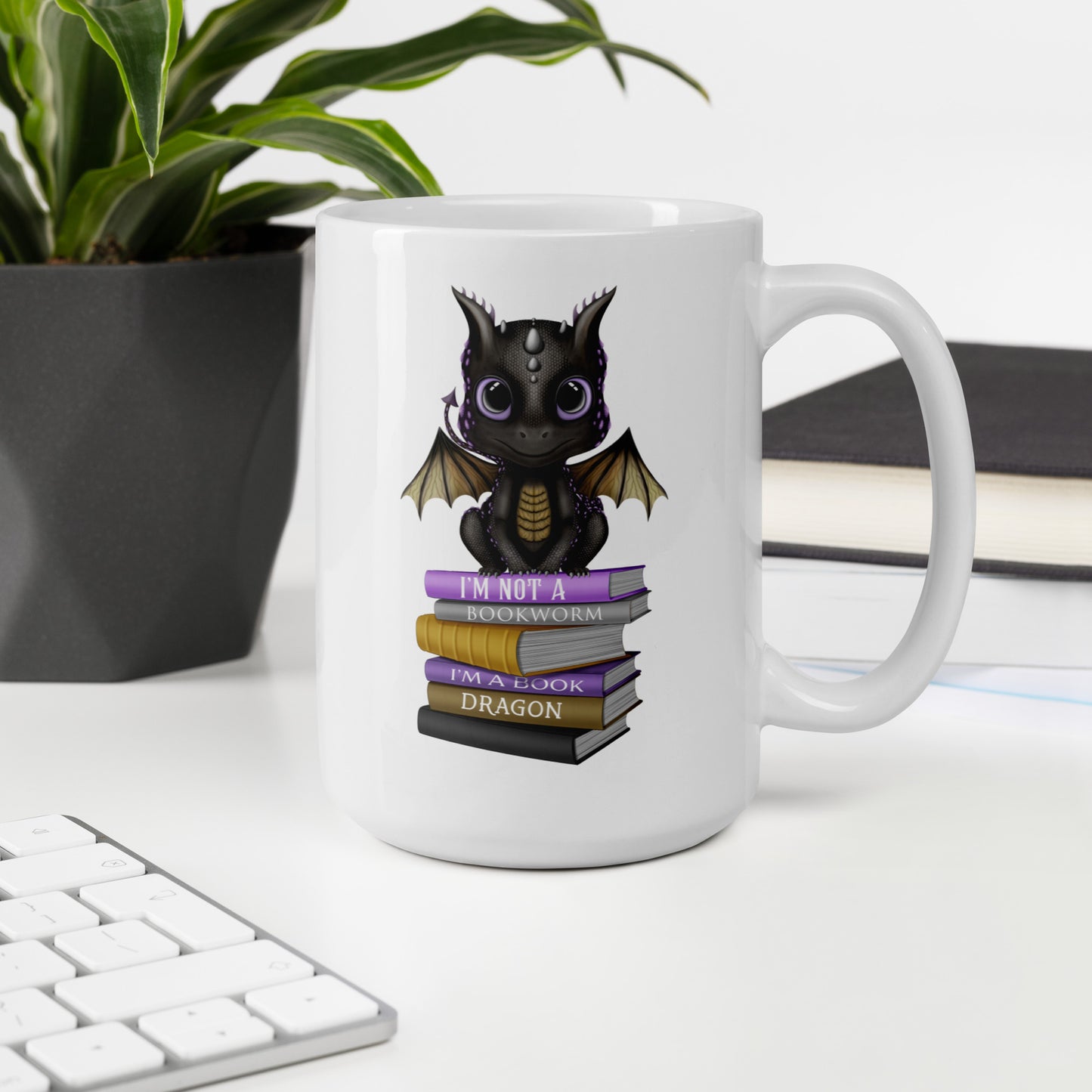 I'm A Book Dragon Mug